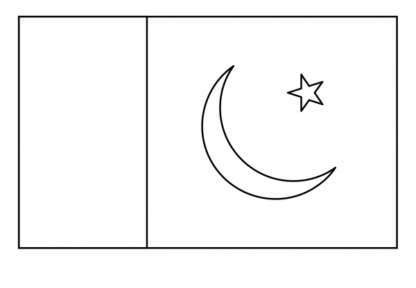 Flag Of Pakistan Emoji Coloring Page Colouringpages