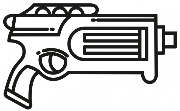 Nerf Gun Coloring Page ColouringPages