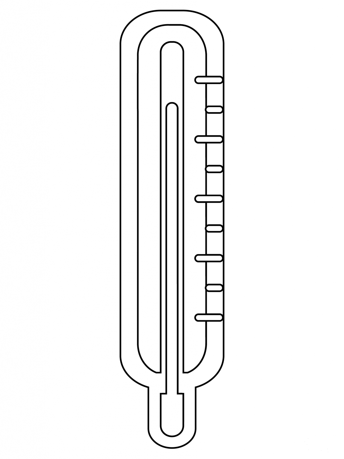 Thermometer Coloring Page Colouringpages