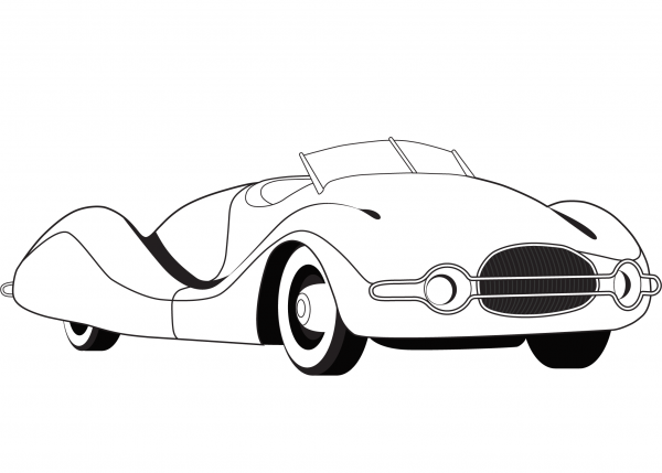1947 Norman Timbs Special coloring page image