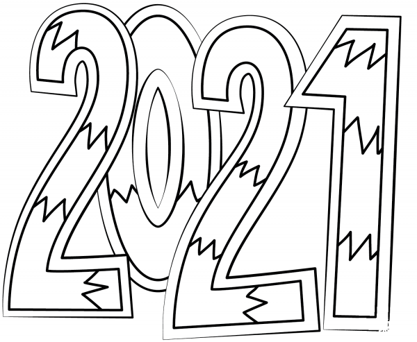 2021 coloring page image