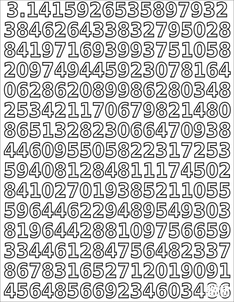 3.14 Day Pi coloring page image