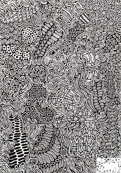 A Part of My Complex Mind coloring page image