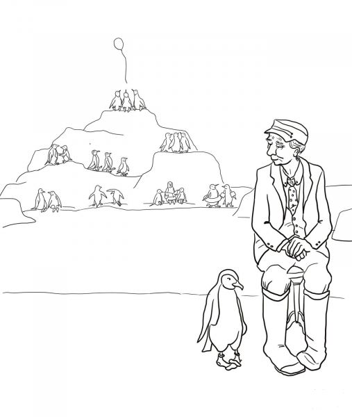 A Sick Day for Amos Mcgee coloring page image