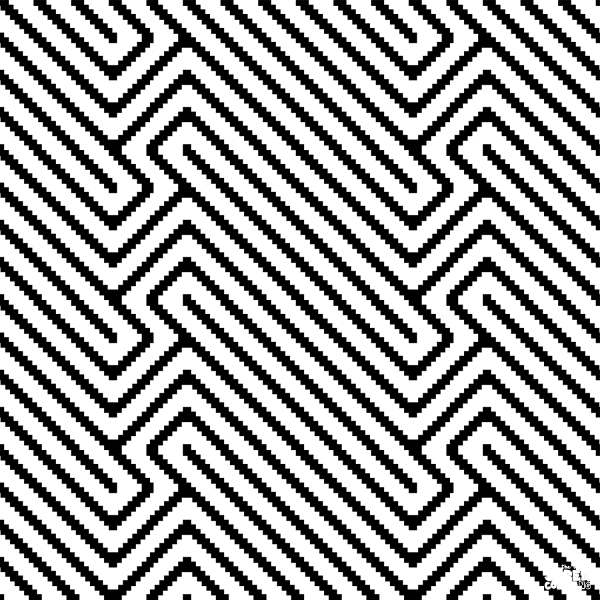 Abstract Pattern coloring page image