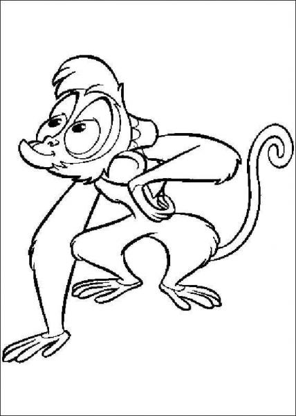 Abu  coloring page image