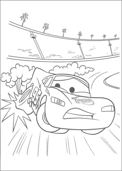 Accident  coloring page image