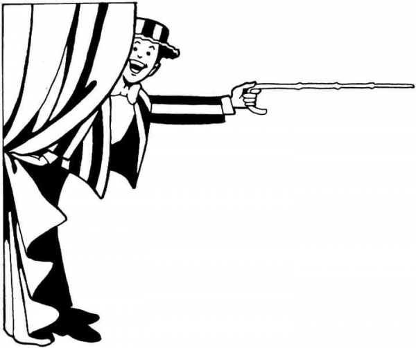 Actor  coloring page image