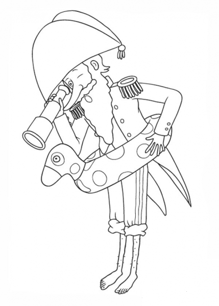 Admiral coloring page image