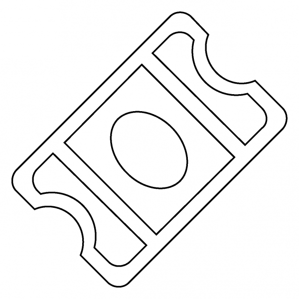 Admission Tickets Emoji coloring page image