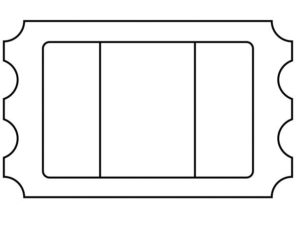 Admission Tickets Emoji coloring page image