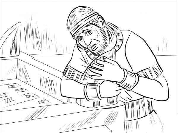 Adonijah coloring page image