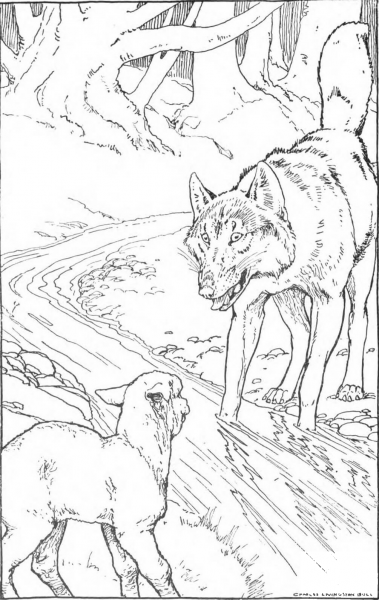 Aesop’s Fables coloring page image