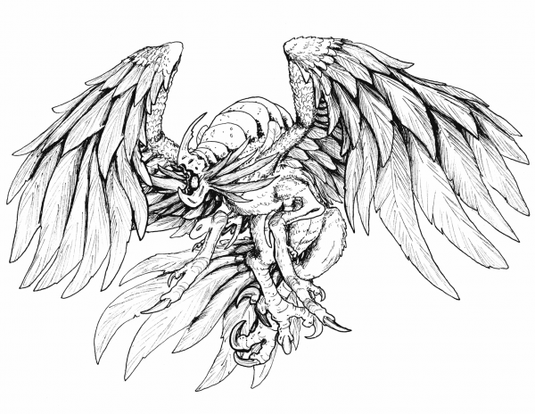Aetheon coloring page image