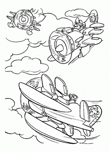 Air Pirates  coloring page image
