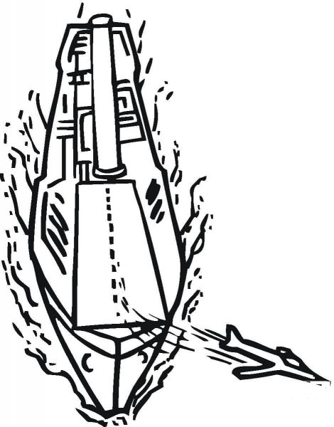 Aircraft Carrier View From Above  coloring page image