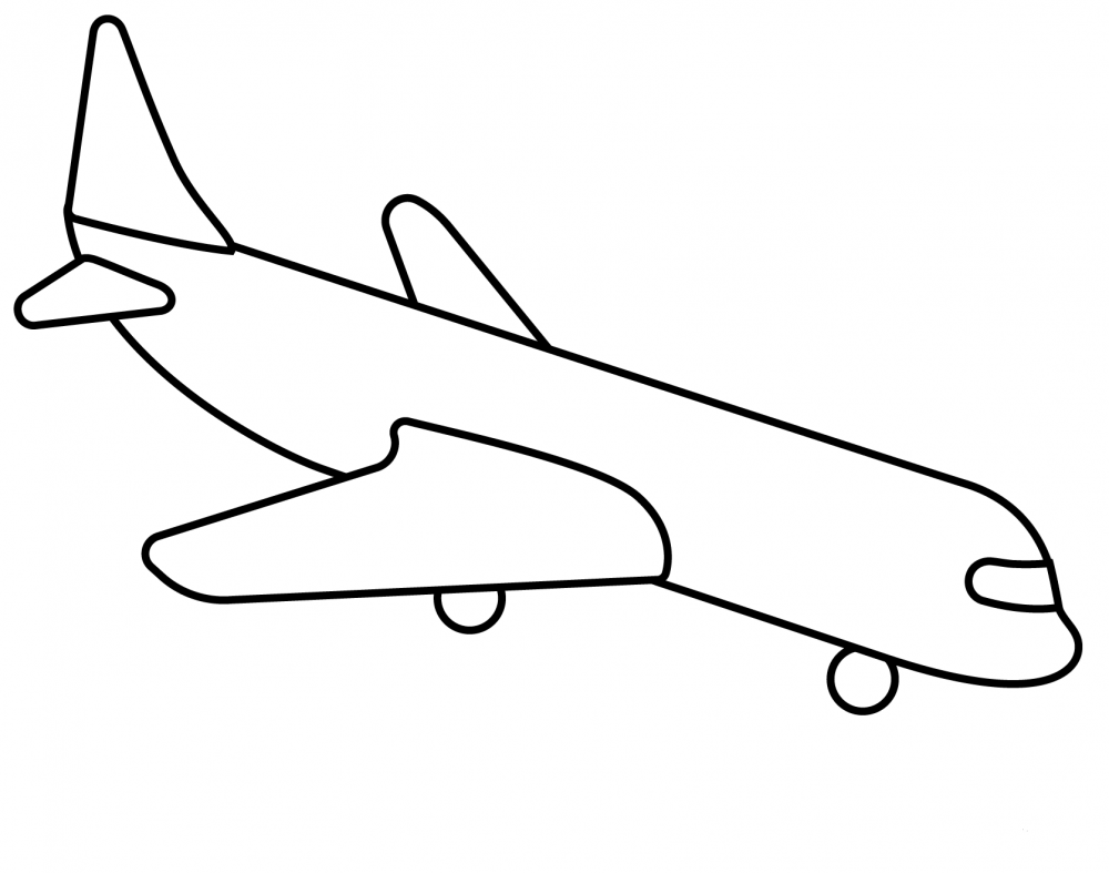 Airplane Arrival Emoji coloring page - ColouringPages