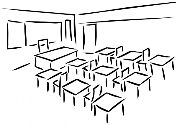 Classroom coloring page image