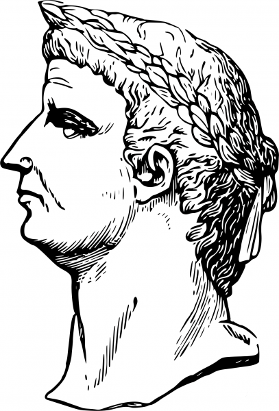 Claudius coloring page image