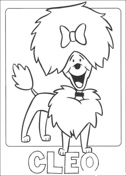 Cleo  coloring page image