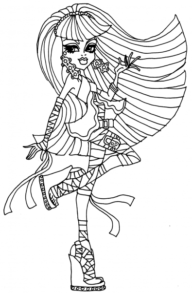 Cleo De Nile coloring page image