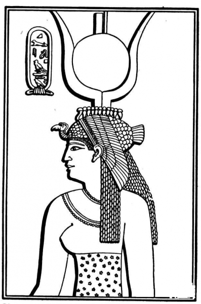 Cleopatra  coloring page image