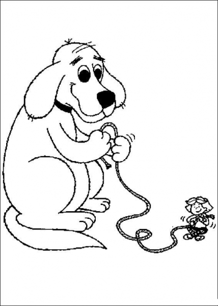 Clifford Giant  coloring page image