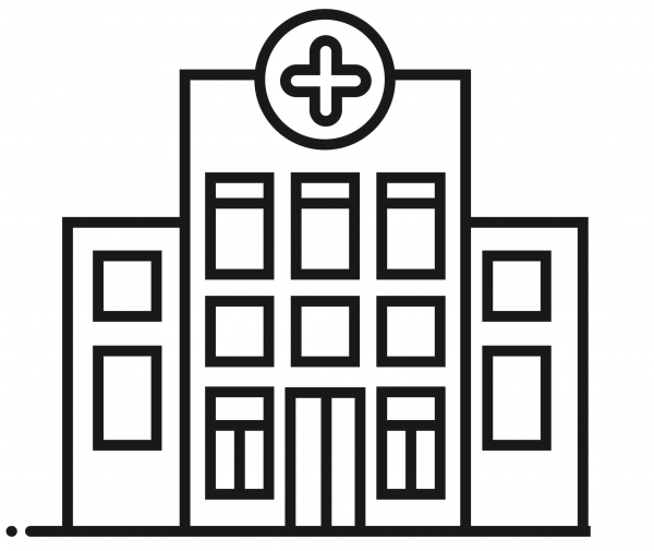 Clinic coloring page image