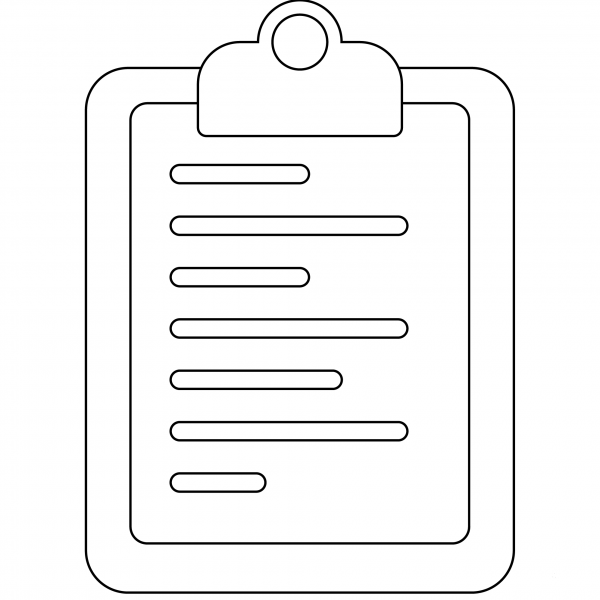 Clipboard Emoji coloring page image