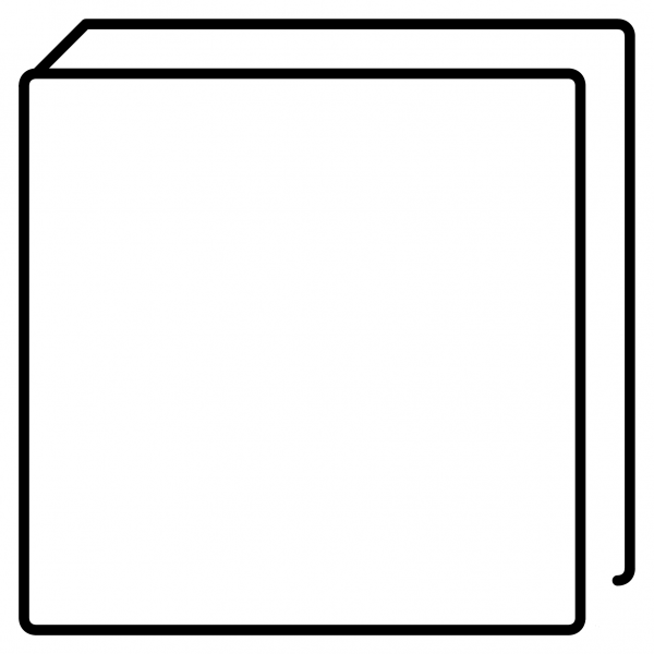 Closed Book Emoji coloring page image