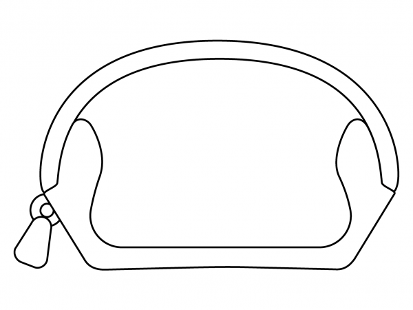 Clutch Bag Emoji coloring page image