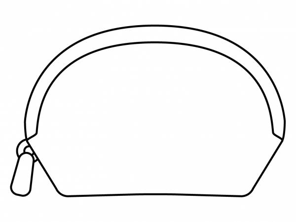 Clutch Bag Emoji coloring page image