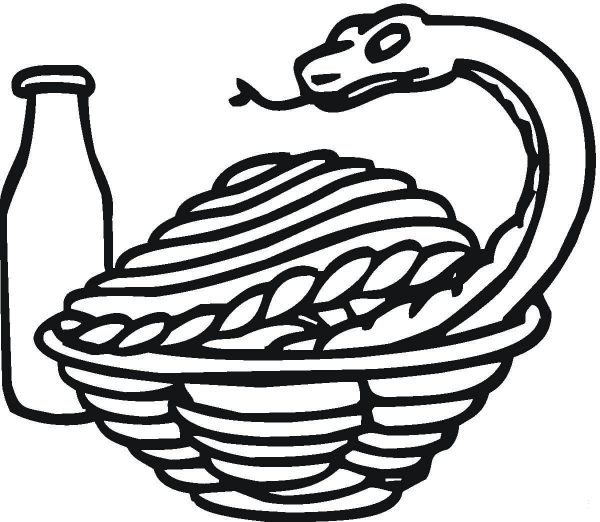 Cobra Is Thirsty  coloring page image