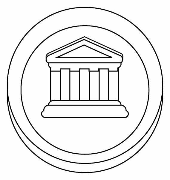 Coin Emoji coloring page image