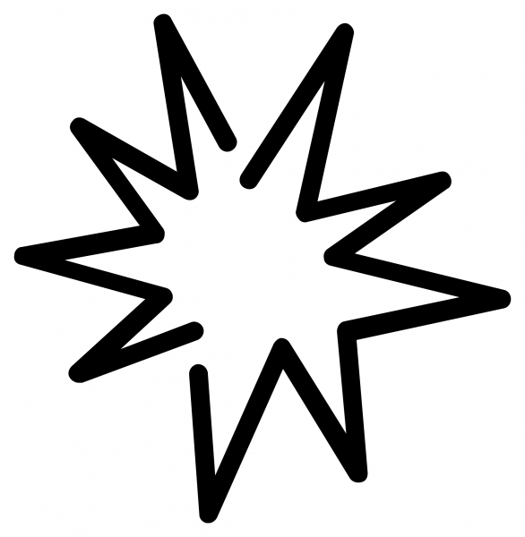 Collision Emoji coloring page image