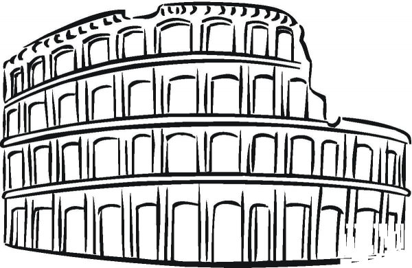 Colosseum  coloring page image