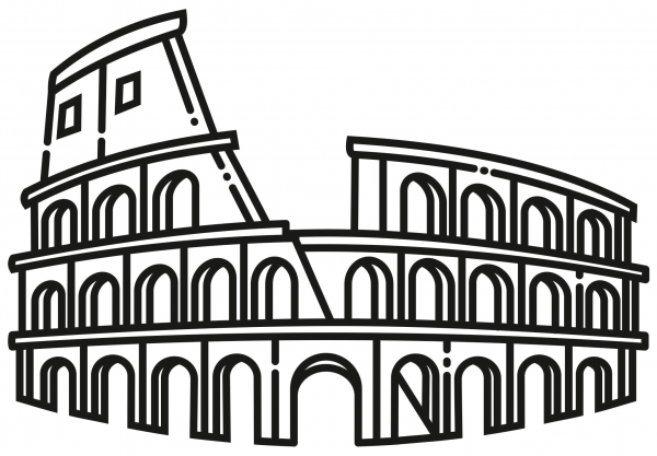 Colosseum coloring page image