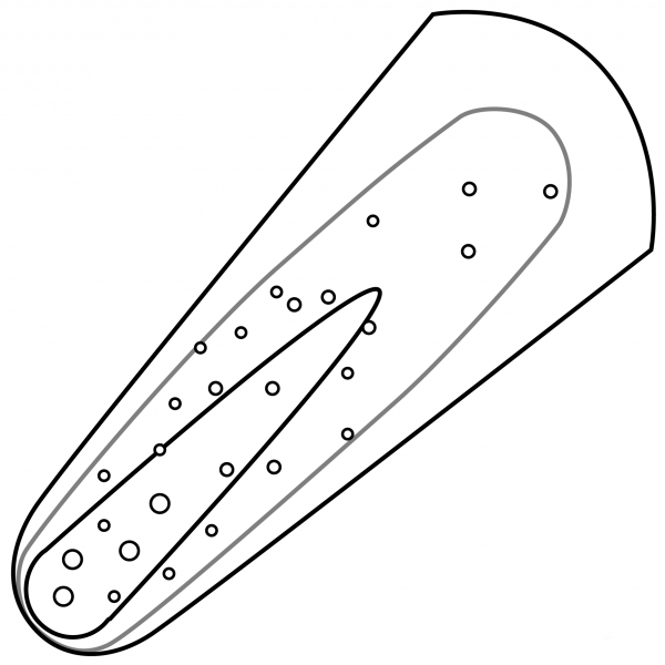 Comet Emoji coloring page image
