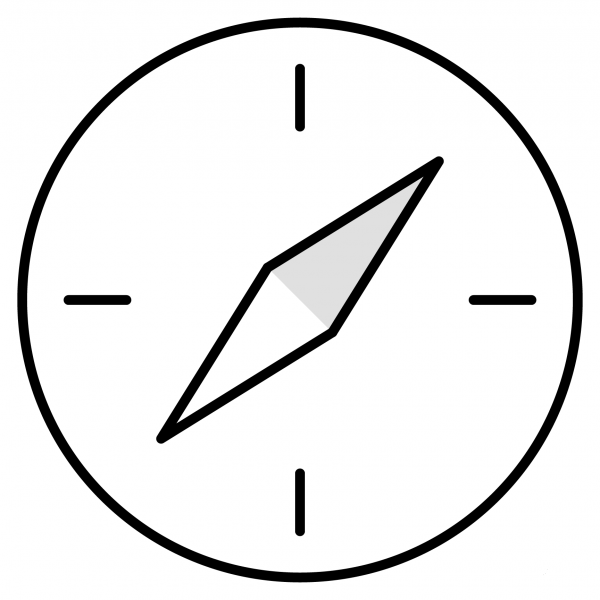 Compass Emoji coloring page image