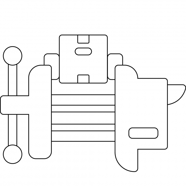Compression Emoji coloring page image