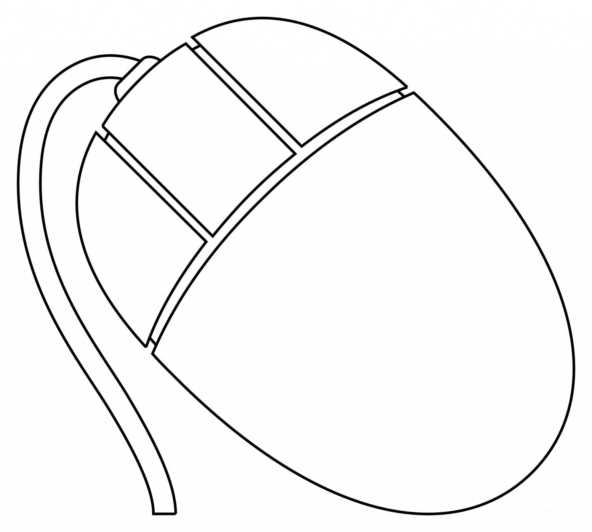 Computer Mouse coloring page - ColouringPages