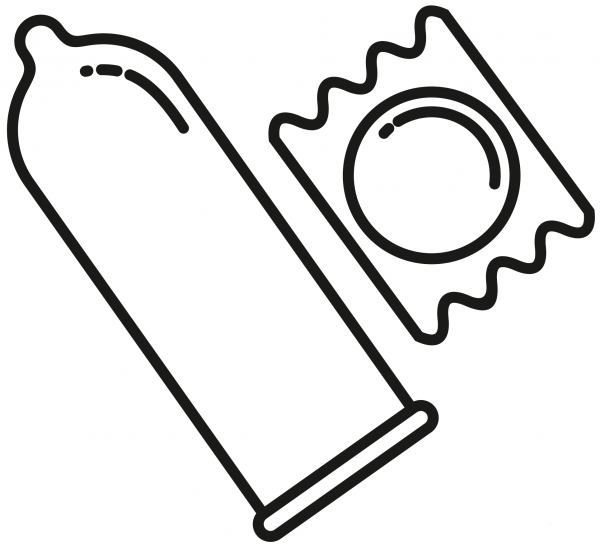 Condom coloring page image