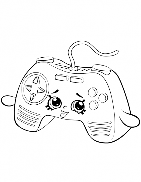 Connie Console Shopkin coloring page image