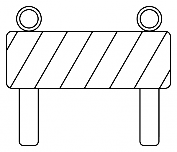 Construction Emoji coloring page image