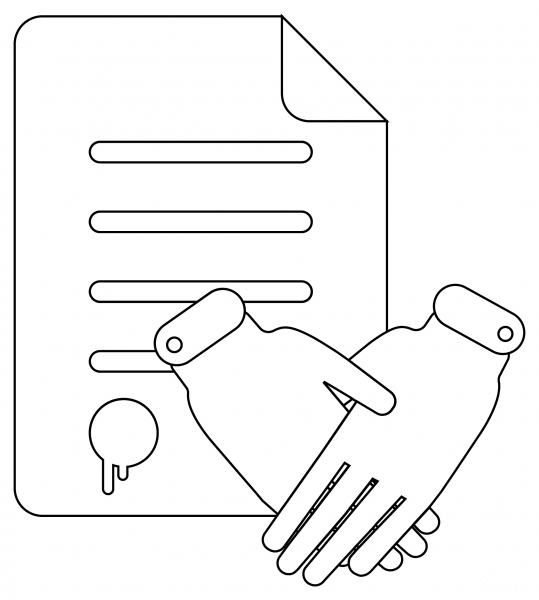 Contract coloring page image