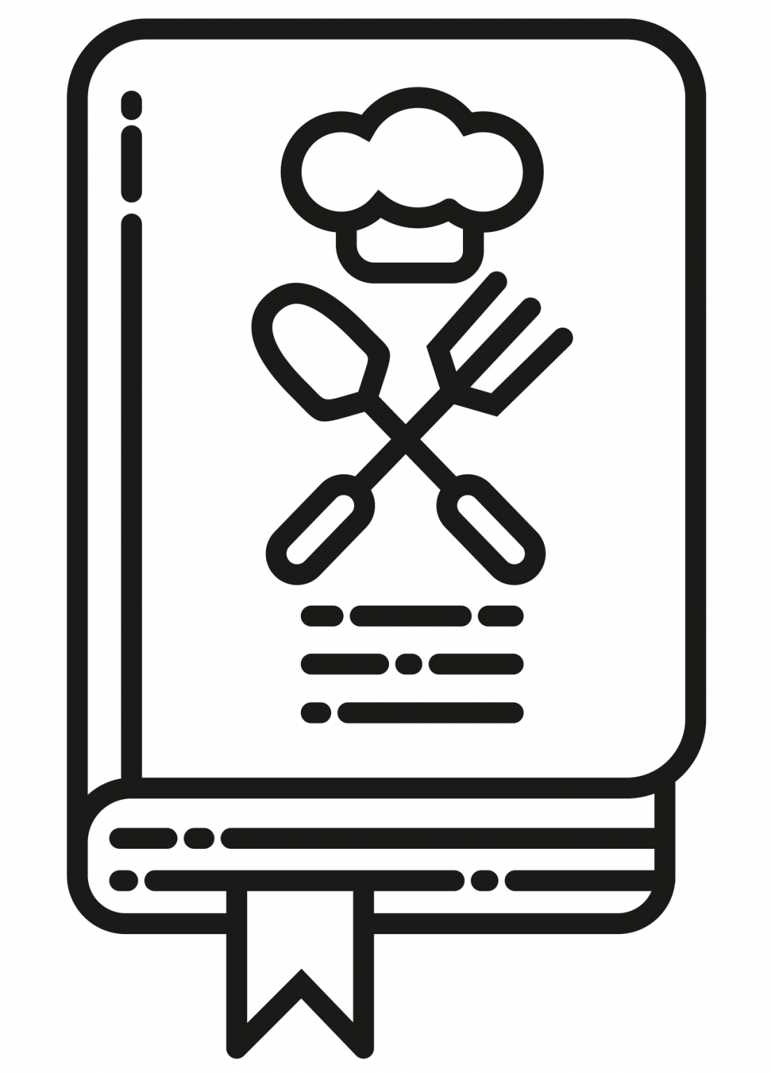 Cookbook coloring page - ColouringPages