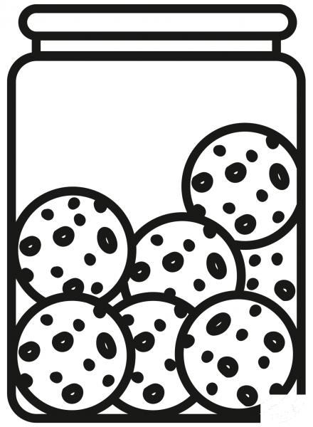 Cookie Jar coloring page image