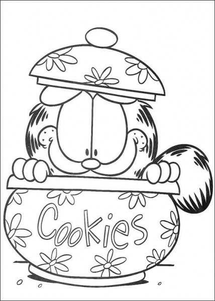 Cookies  coloring page image