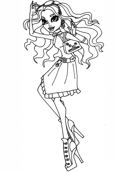Cool Robecca Steam coloring page image