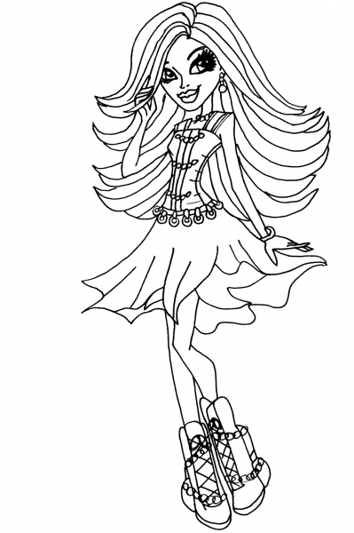 Cool Spectra Vondergeist coloring page image